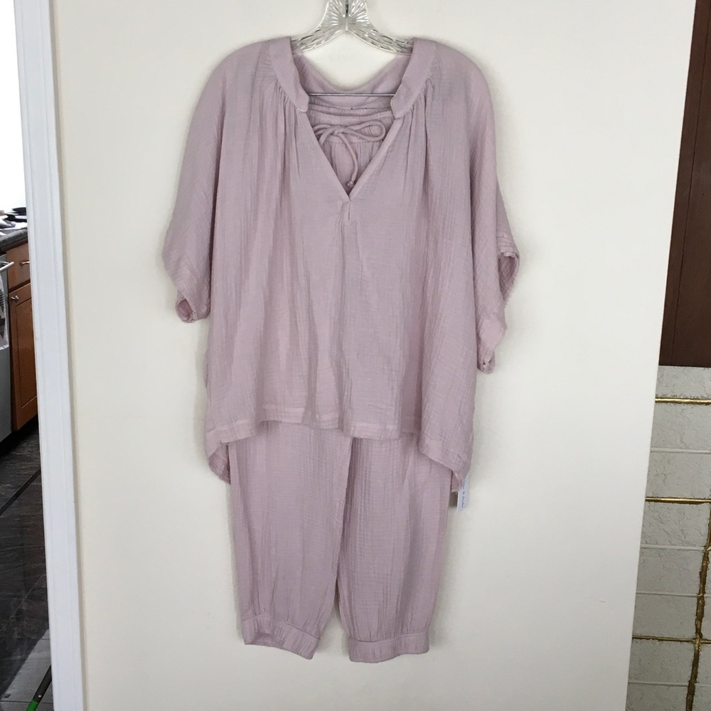 Soft Mauve Women's Two-Piece Set